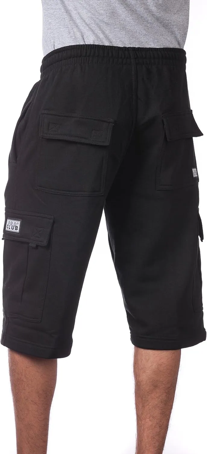 Pro Club Men's Fleece Cargo Short