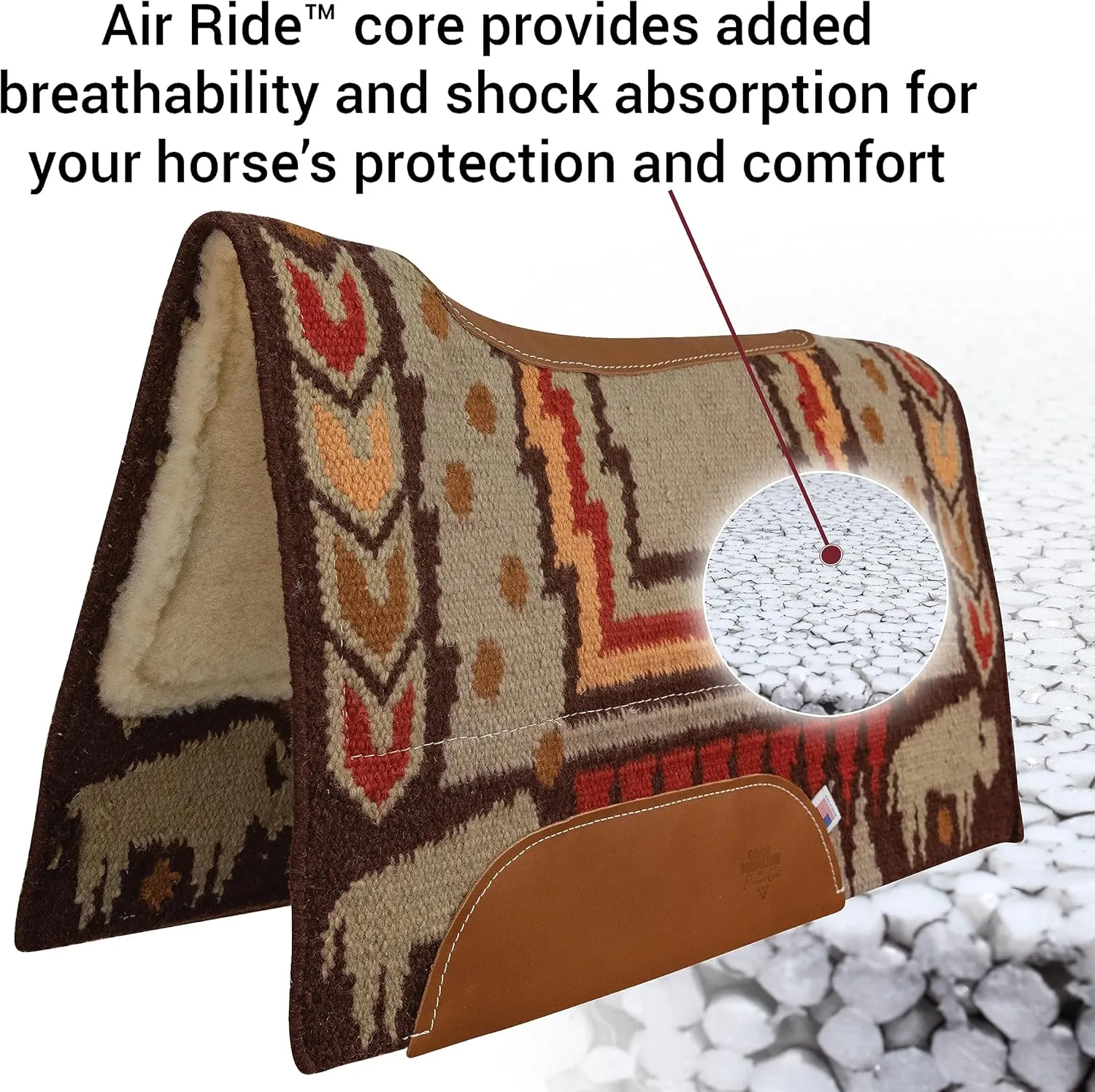 Professional's Choice Into The Storm Good Medicine Saddle Pad