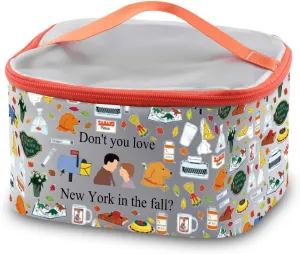 PXTIDY Merchandise 90s Movie Fans Gift Travel Makeup Case Organizer Cosmetic Bag Movie Merchandise