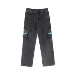 "Street Star Patchwork Baggy" Jeans