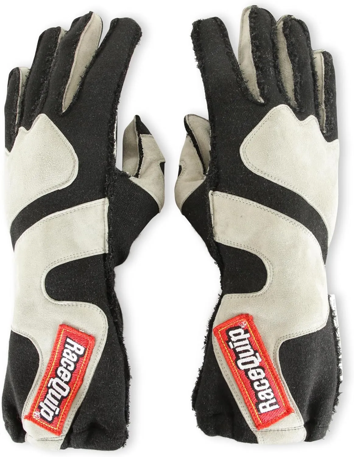RaceQuip® 356606RQP 356 Series Driving Gloves - SFI 3.3/5 - Black/Gray - XL