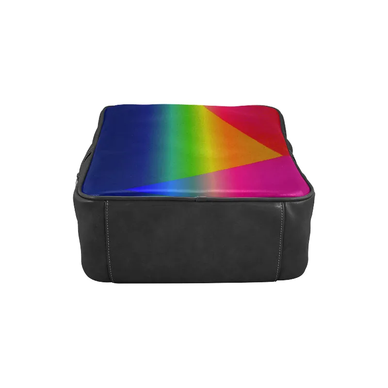 Rainbow Leather Carry-On Backpack Bag