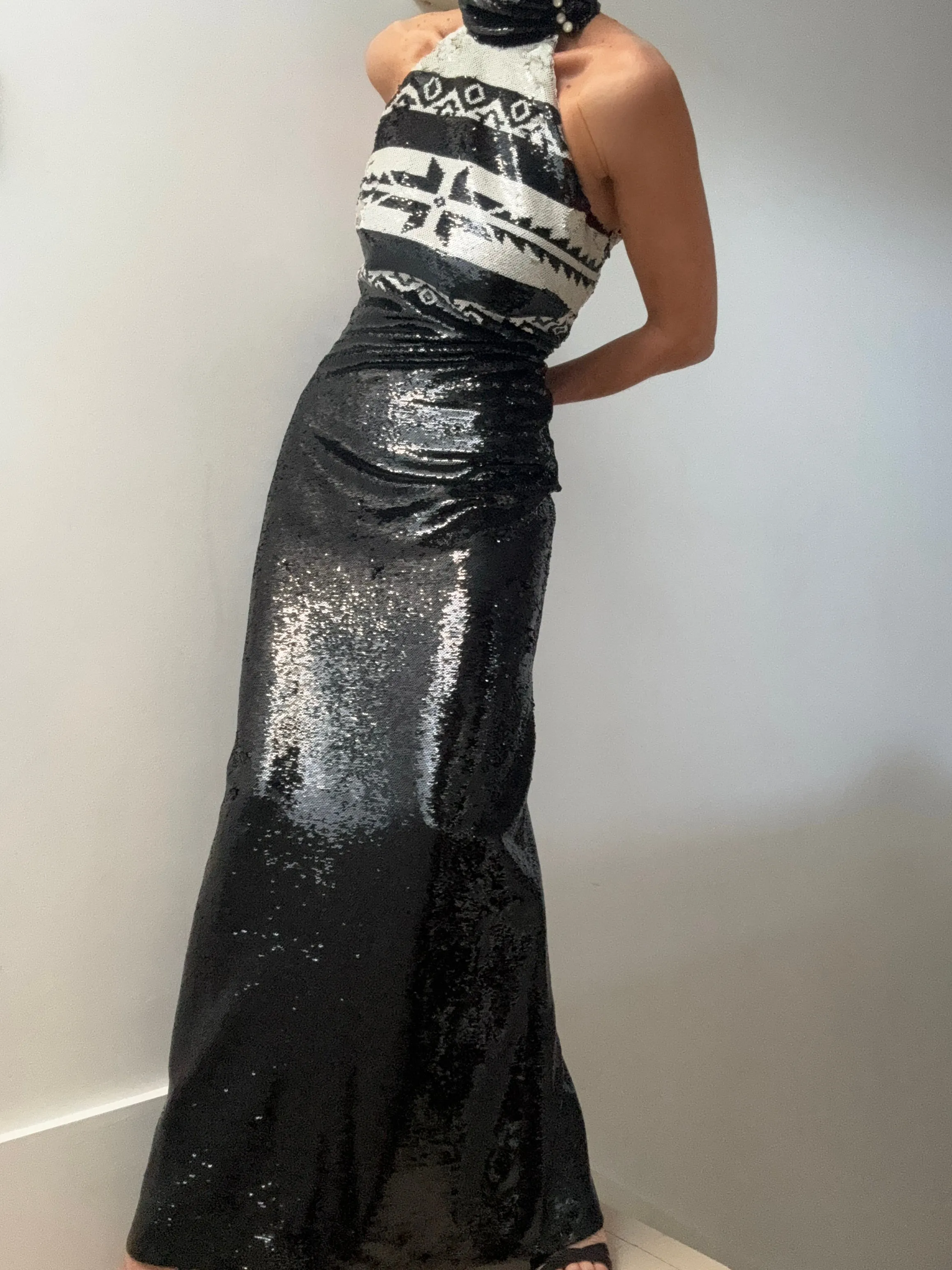 Ralph Lauren Finnan Button Gown