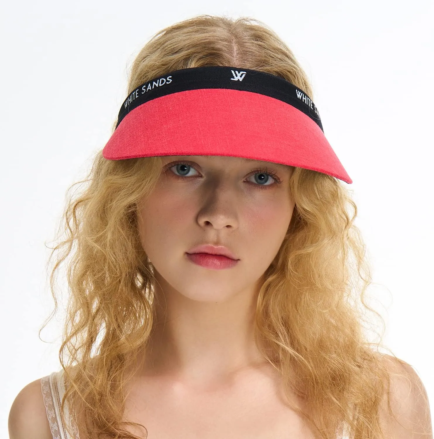 Reversible Linen Sun Cap Two-Tone Sun Visor CHAMELA