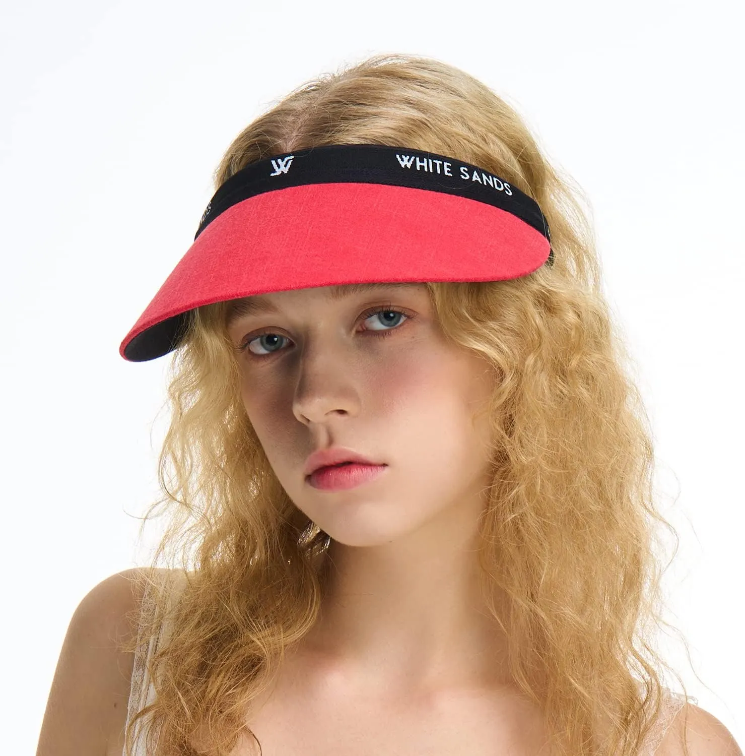 Reversible Linen Sun Cap Two-Tone Sun Visor CHAMELA