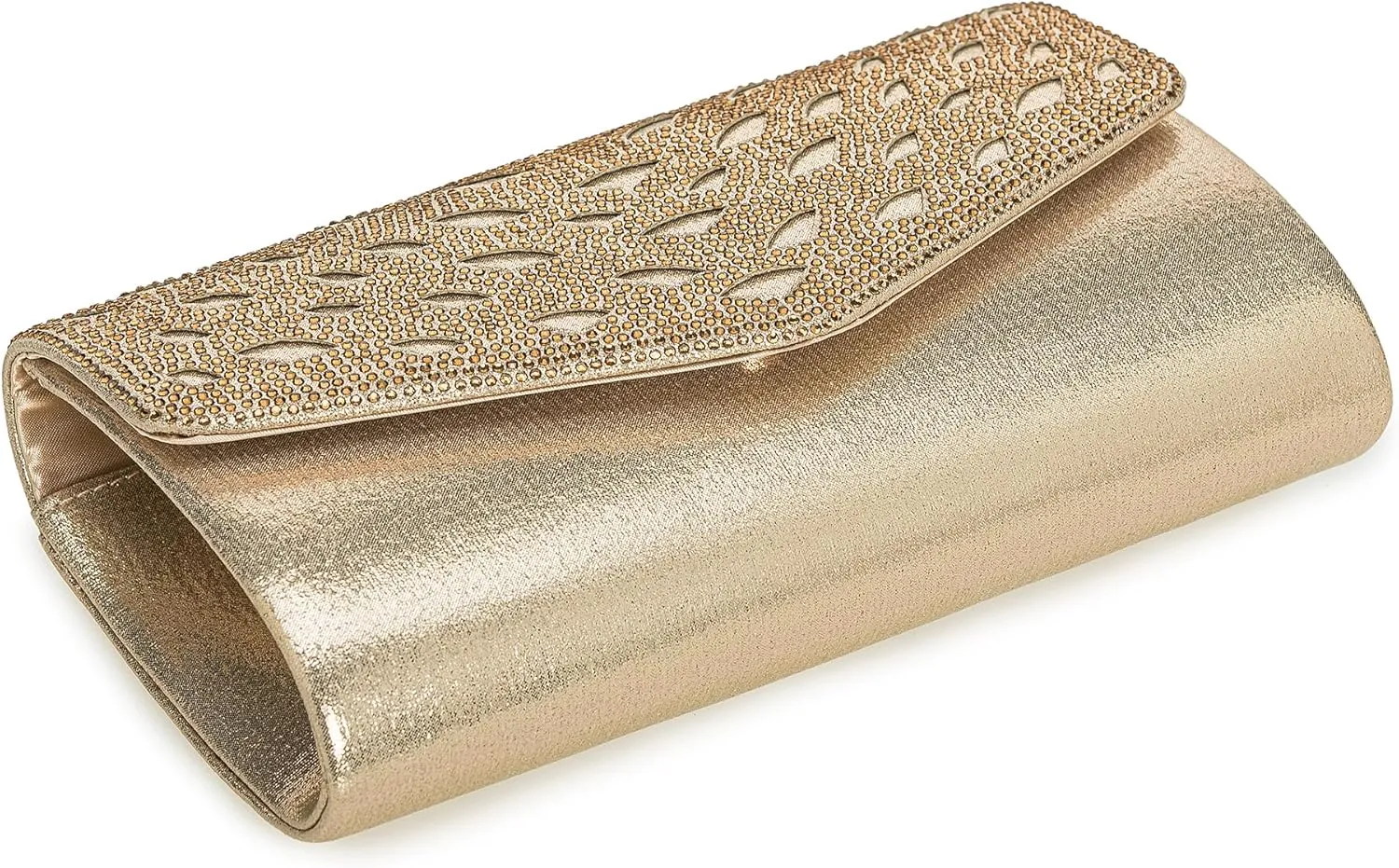 Rhinestones Embellished Evening Bag Dressy Formal Purse Wedding/Party/Prom Cocktail Clutch for Women