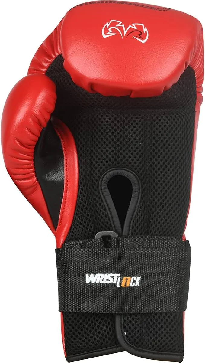 RIVAL Boxing RB1 2.0 Ultra Bag Gloves, Hook and Loop Closure, Super-Resistant Microfiber, High-Density Foam, Breathable Mesh Palm