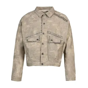 Rivet Button Denim Jacket