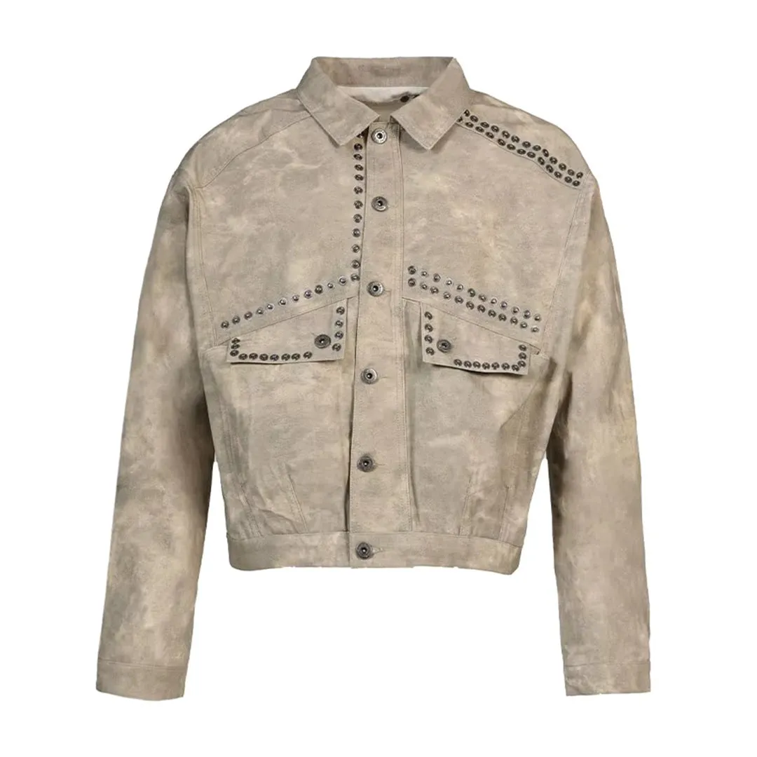 Rivet Button Denim Jacket