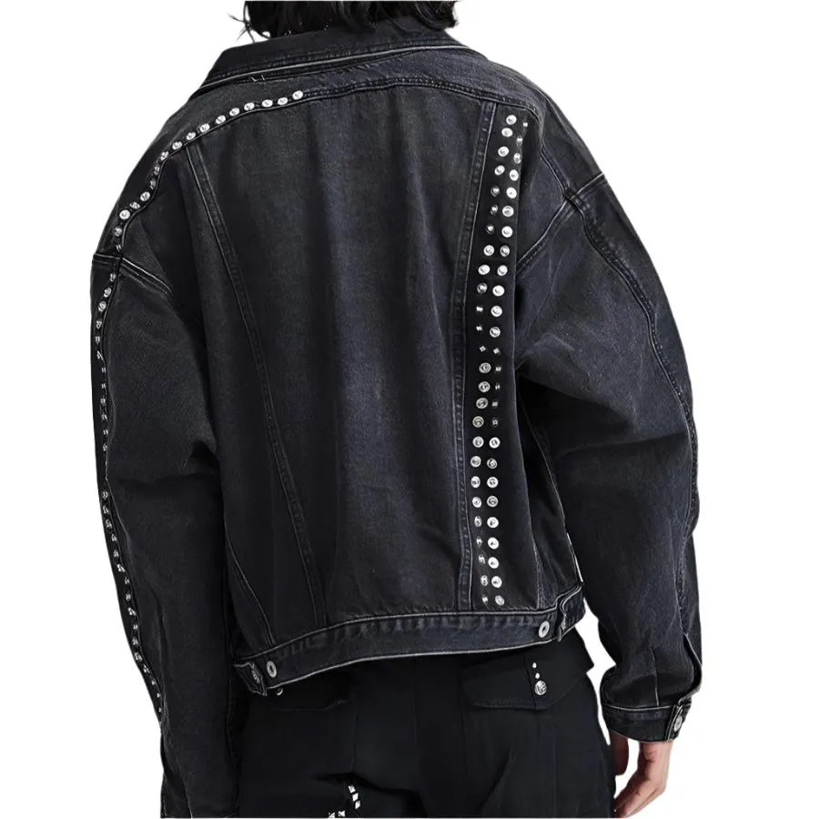 Rivet Button Denim Jacket