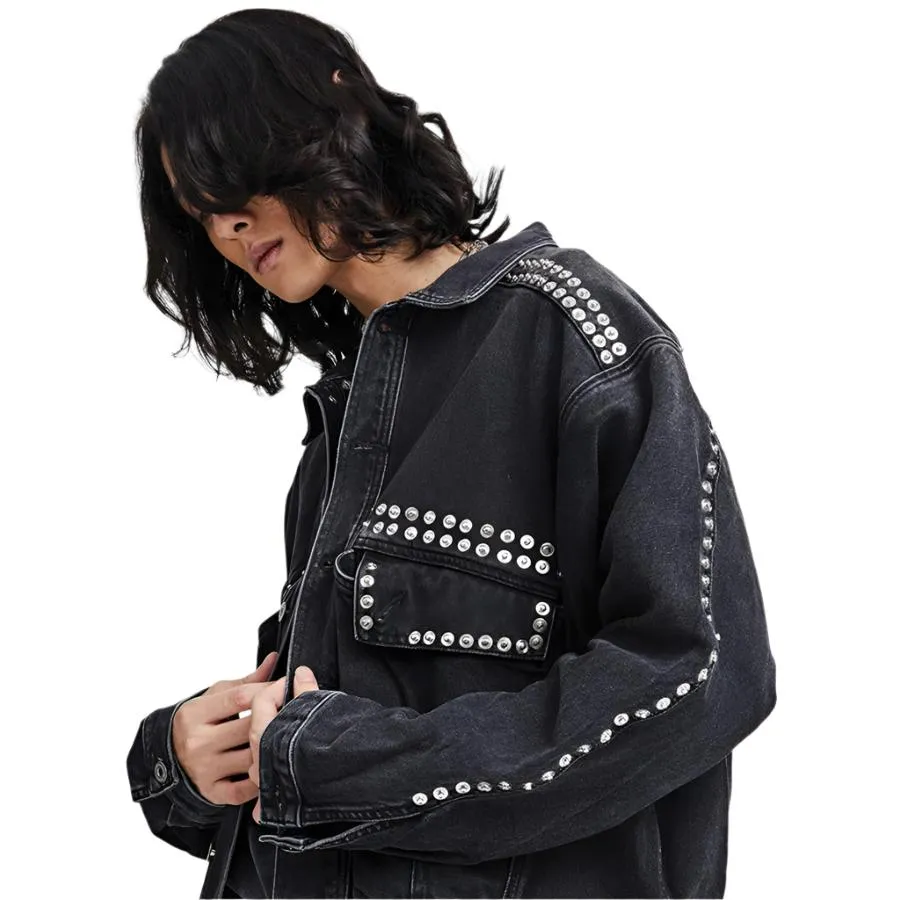 Rivet Button Denim Jacket