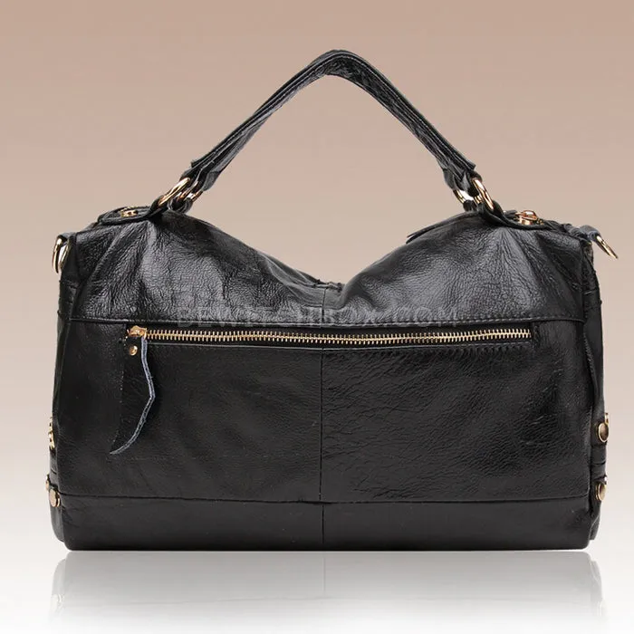 Rivet sheepskin handbags
