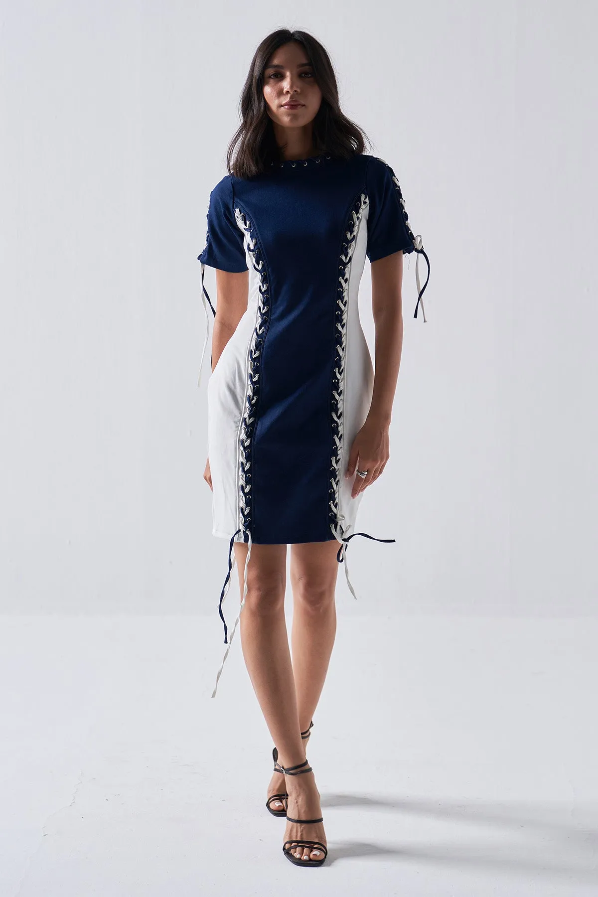 Rivot- Denim Block Dress