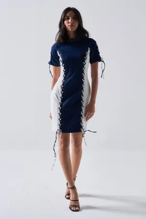 Rivot- Denim Block Dress
