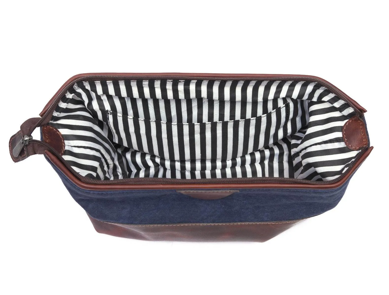 Rogue Leather Canvas Washbag