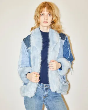Rokit Originals Phoebe Patchwork Denim Jacket - S/M