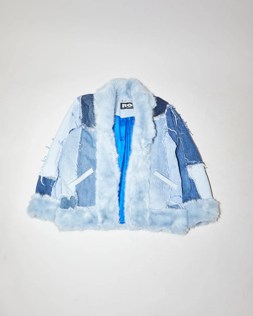 Rokit Originals Phoebe Patchwork Denim Jacket - S/M