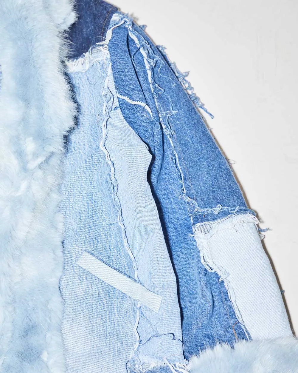 Rokit Originals Phoebe Patchwork Denim Jacket - S/M