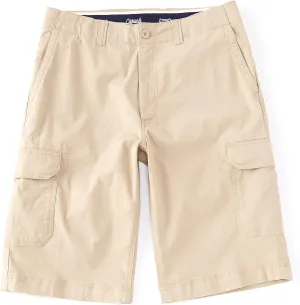 Roundtree & Yorke CoreComfort 11" Inseam Washed Utility Cargo Shorts S95HR330, S95HR330B (KHAKI-25B, 50)