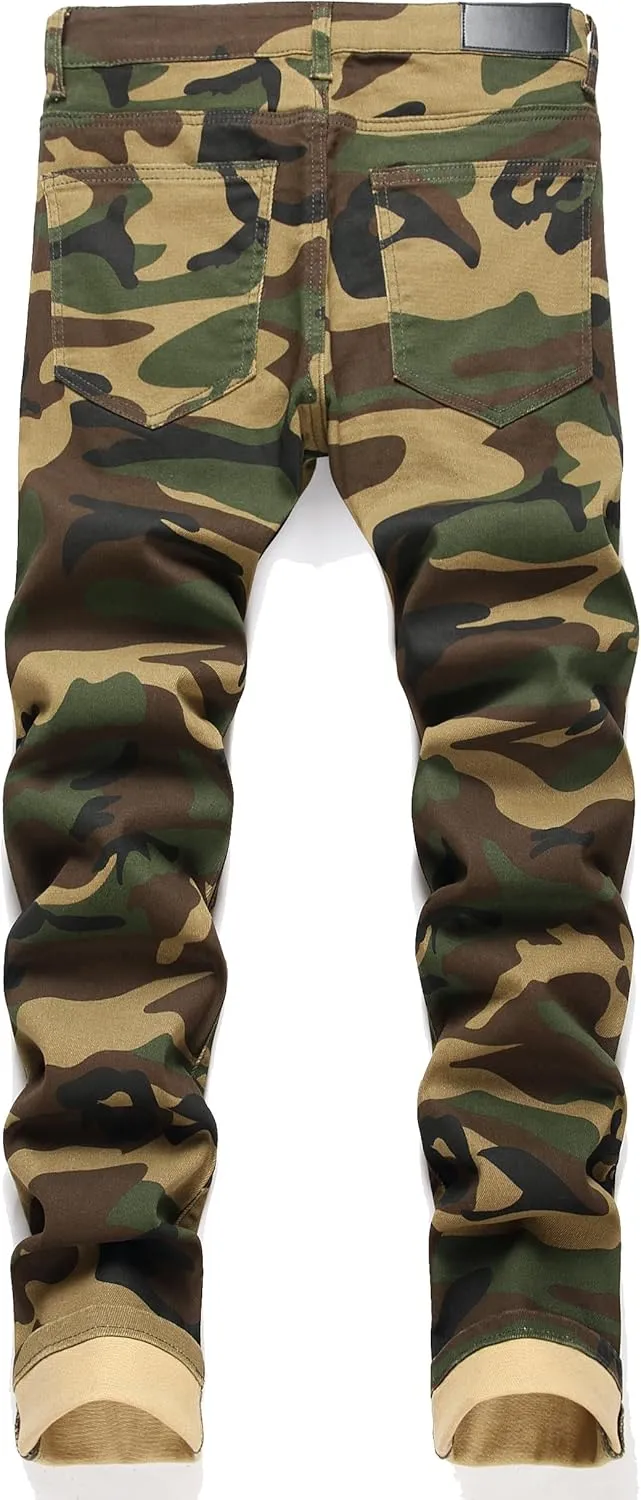 RXXKKK Men's Regular Slim Fit Jeans