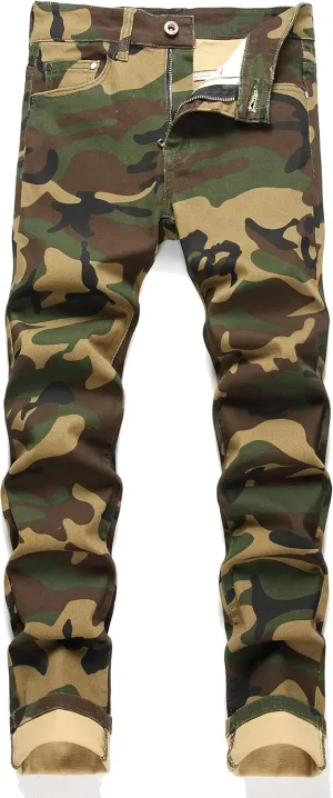 RXXKKK Men's Regular Slim Fit Jeans