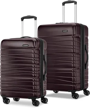 Samsonite Evolve SE Hardside Expandable Luggage with Spinners | Cordovan | 2PC SET (Carry-on/Medium)