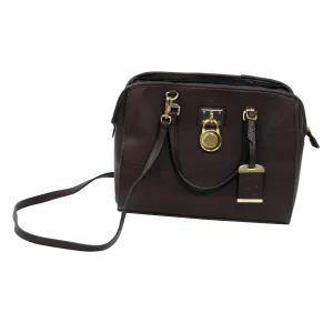Satchel Style Purse W-holster Chocobrown