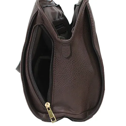 Satchel Style Purse W-holster Chocobrown