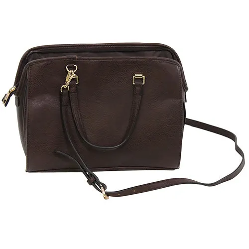 Satchel Style Purse W-holster Chocobrown