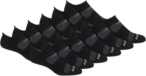 Saucony Men's RunDry Mesh Ventilating Comfort Fit Performance Tab Socks, Multipack