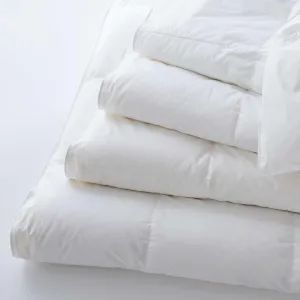 Savasana Baffle Box Duvet Insert, King Size, White Solid Pattern