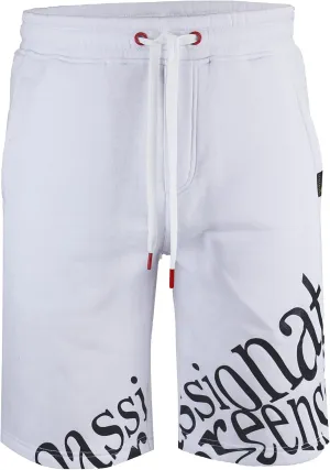 SCREENSHOT Mens Urban NYC Hip Hop Utility Fit Premium Fleece Shorts - Varsity Street Fashion SweatShorts Ribbed Wasteband