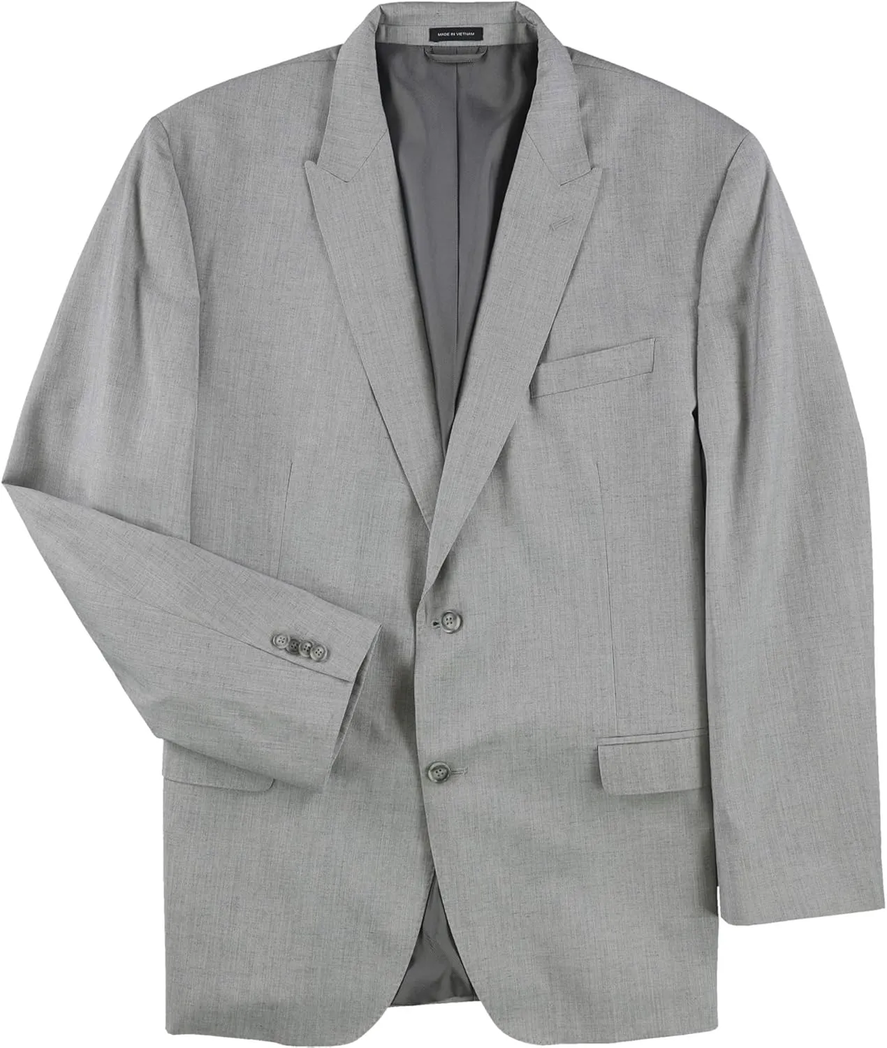 Sean John Mens Classic-Fit Sport Coat, Grey, 44 Short