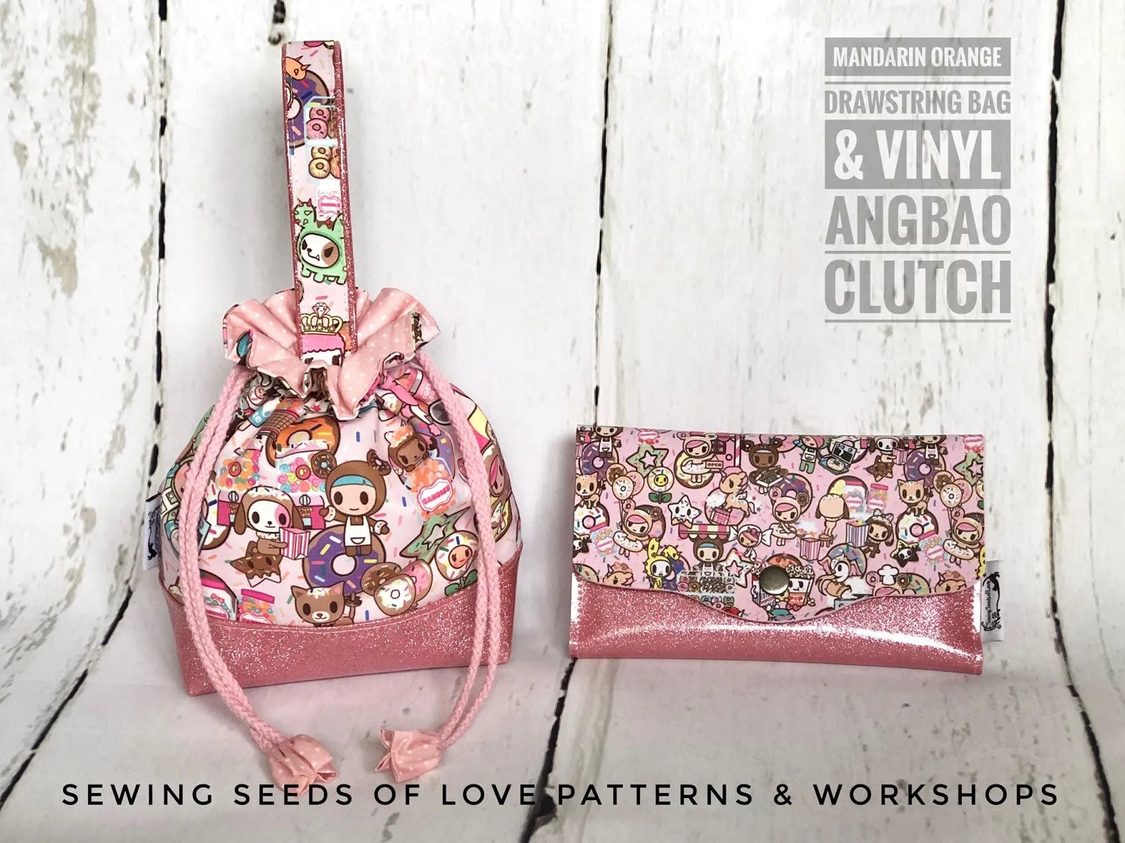 Seedlings 102 - Mandarin Orange Drawstring Pouch Workshop