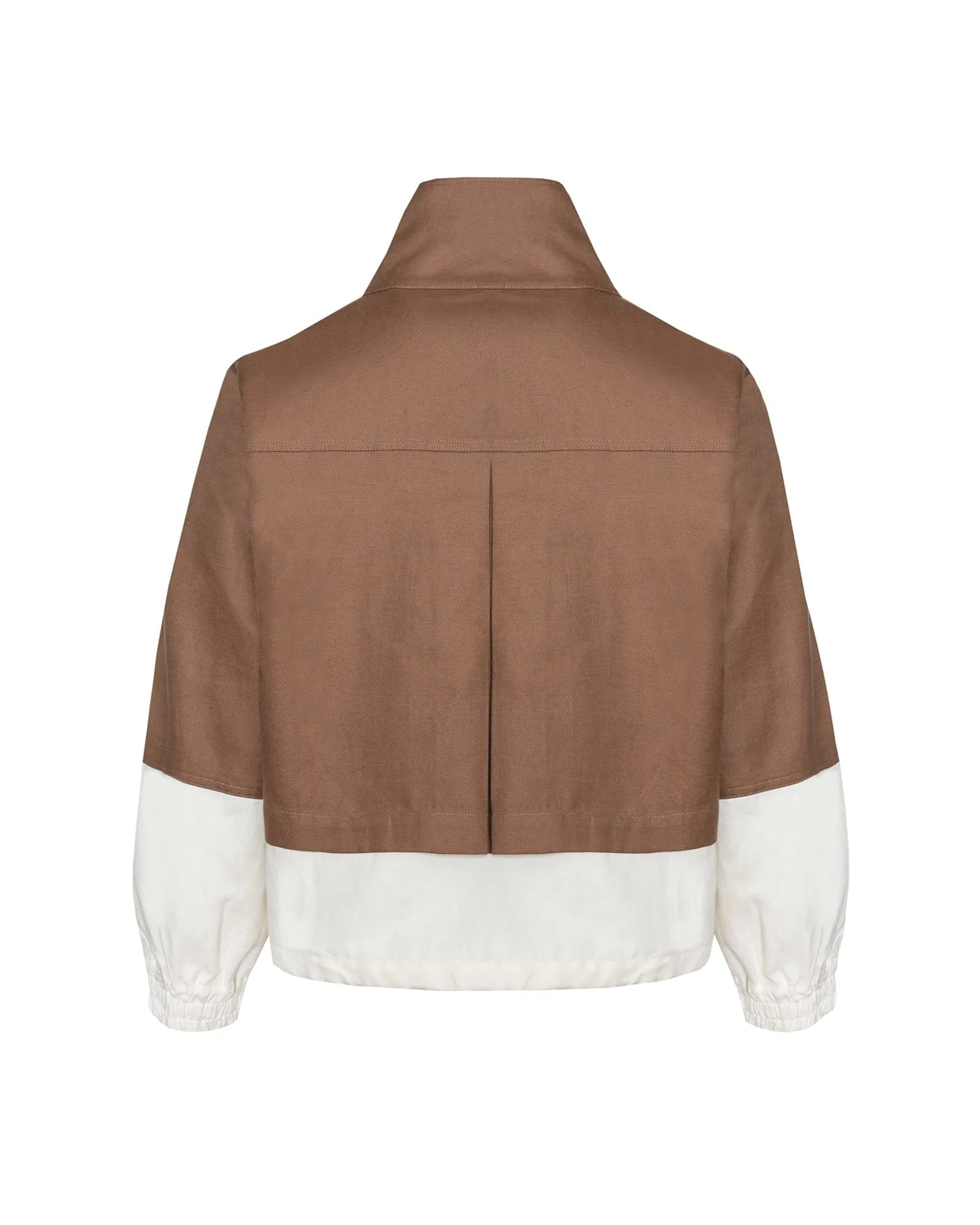 Selva Cropped Windbreaker | Camel