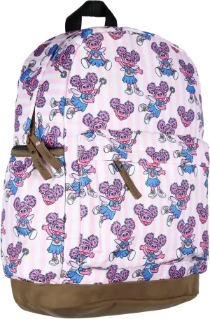 Sesame Street Abby Cadabby Backpack – Kids Travel & School Book Bag with Laptop Tech Sleeve, Padded Straps & Side Pockets
