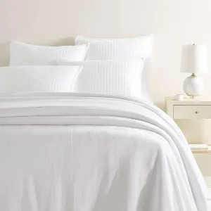 Sheepy Fleece 2.0 White Blanket, King Size, White Solid Pattern