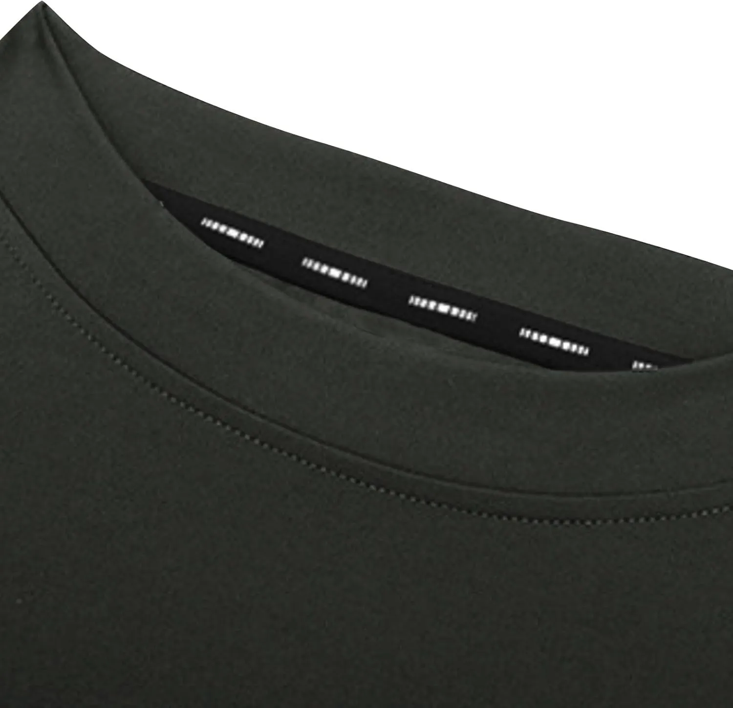 Shirts for Men Fashion Long Sleeve Mock Neck Solid Casual T-Shirt Regular-Fit Athletic Gym Workout Tee Top Pullover