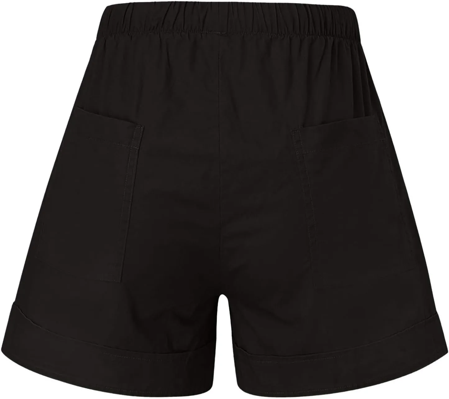 Shorts for Women 2024 Drawstring High Waisted Summer Bermuda Shorts Soft Trendy Lounge Shorts Beach Vacation Shorts