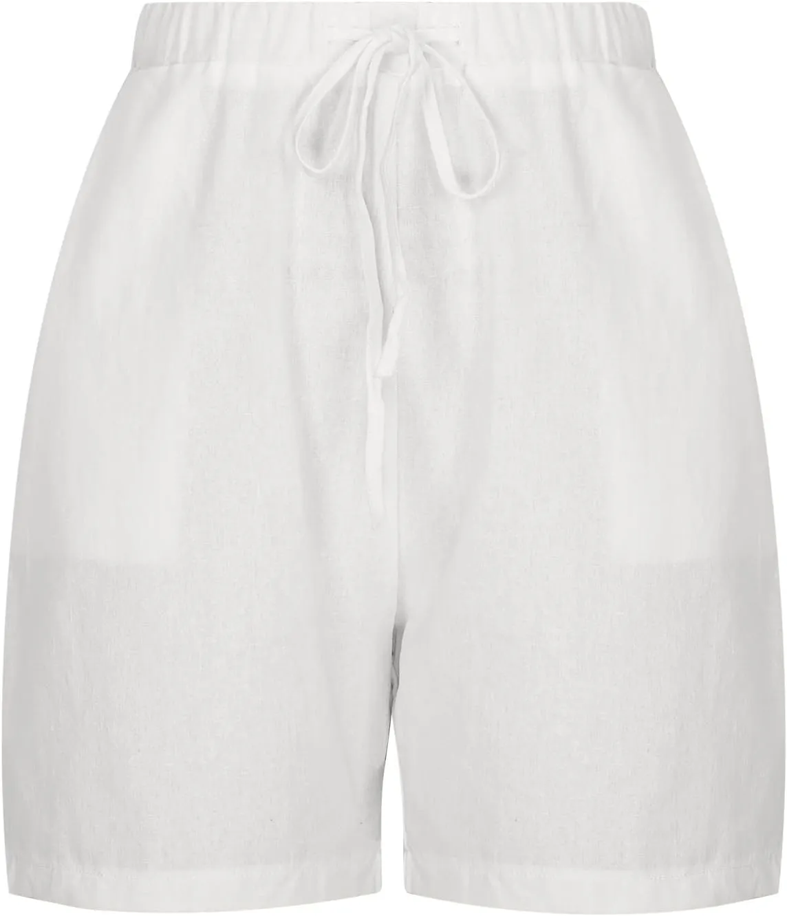Shorts for Women 2025 Summer Linen Shorts Drawstring High Waisted Lightweight Casual Beach Vacation Outfit
