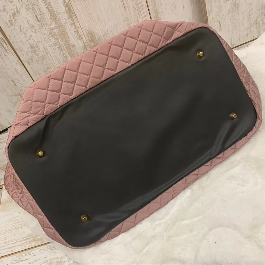 Signature Medium Holdall - Dusky Pink