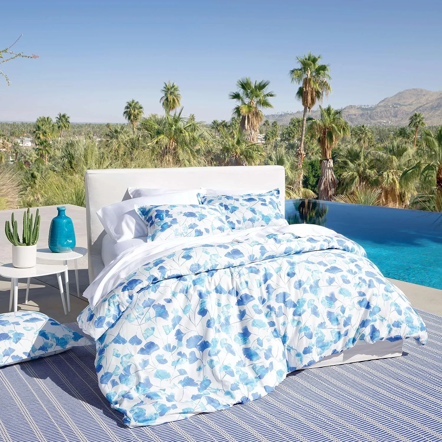 Silken Solid White Sheet Set, King Size, White Solid Pattern