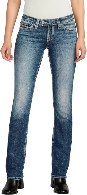 Silver Jeans Co. Women's Tuesday Low Rise Slim Bootcut Jeans