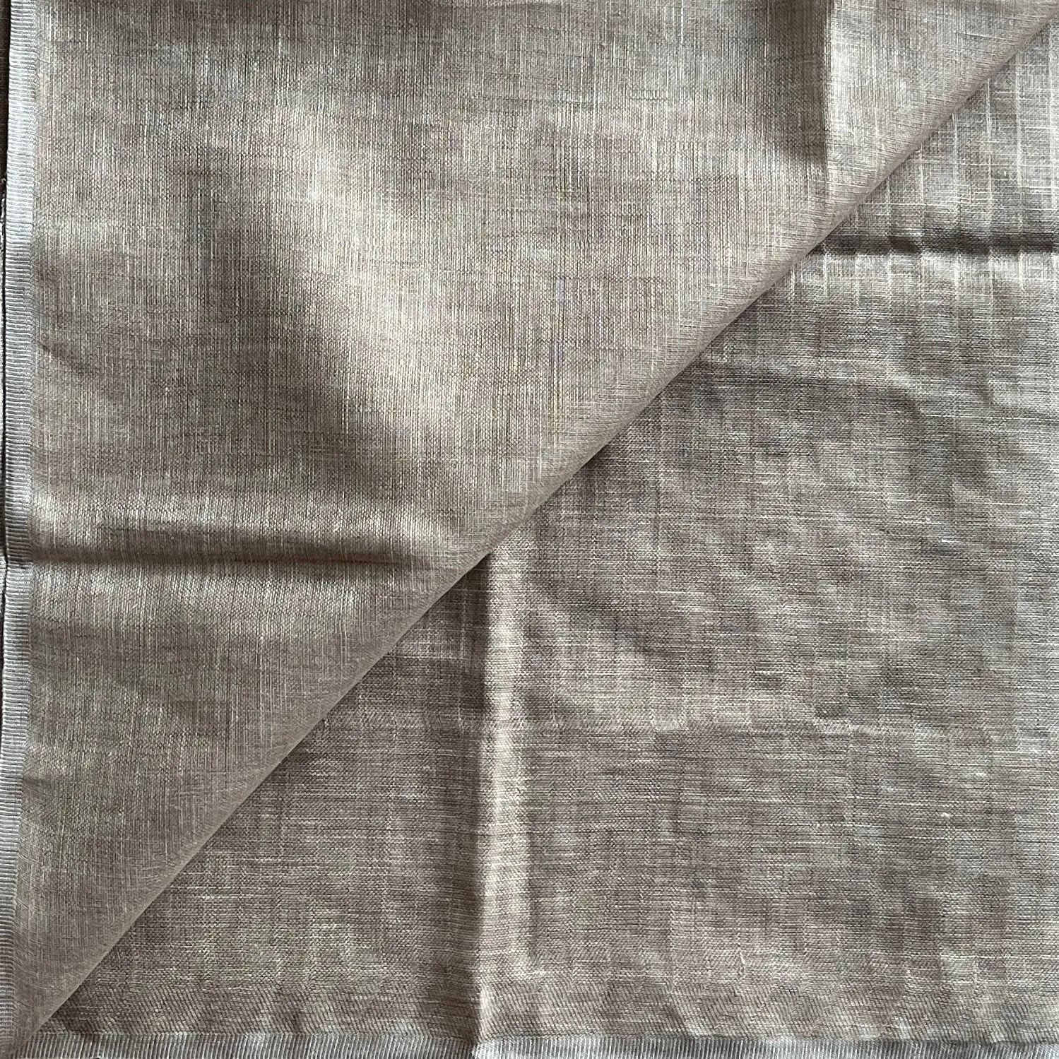 Simple Linen Saree -14458