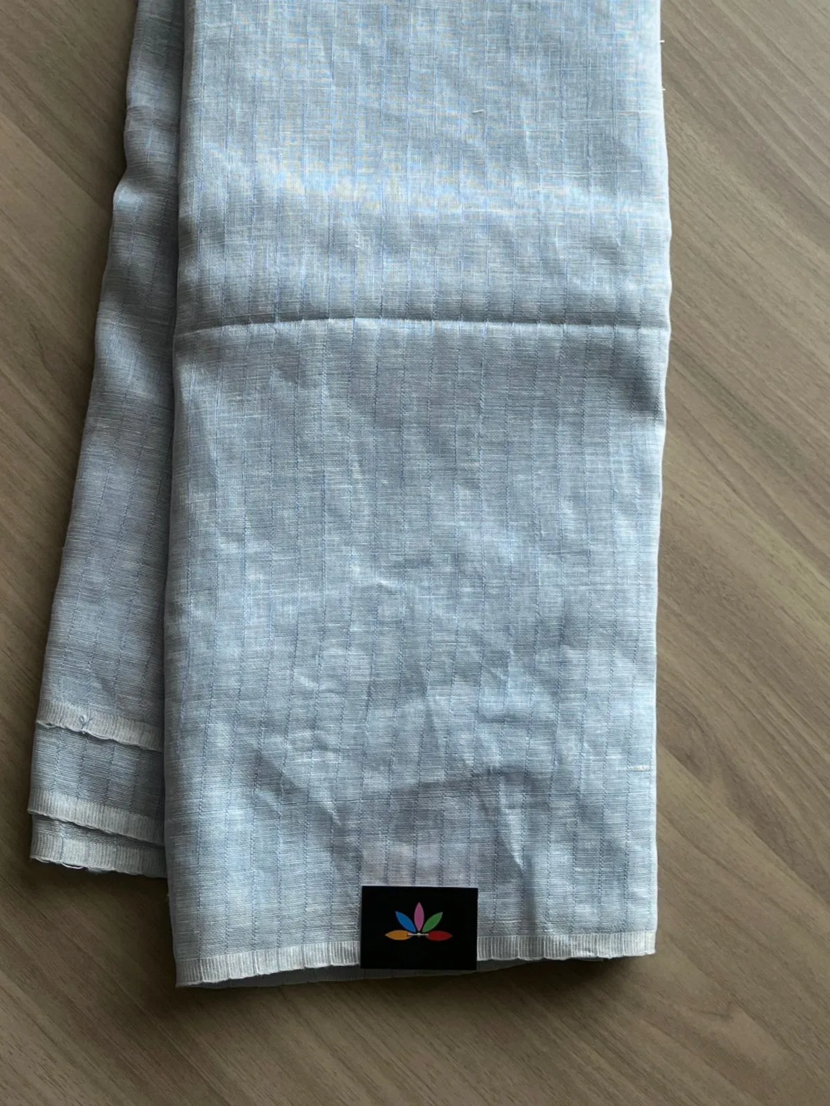 Simple Linen Saree -15470