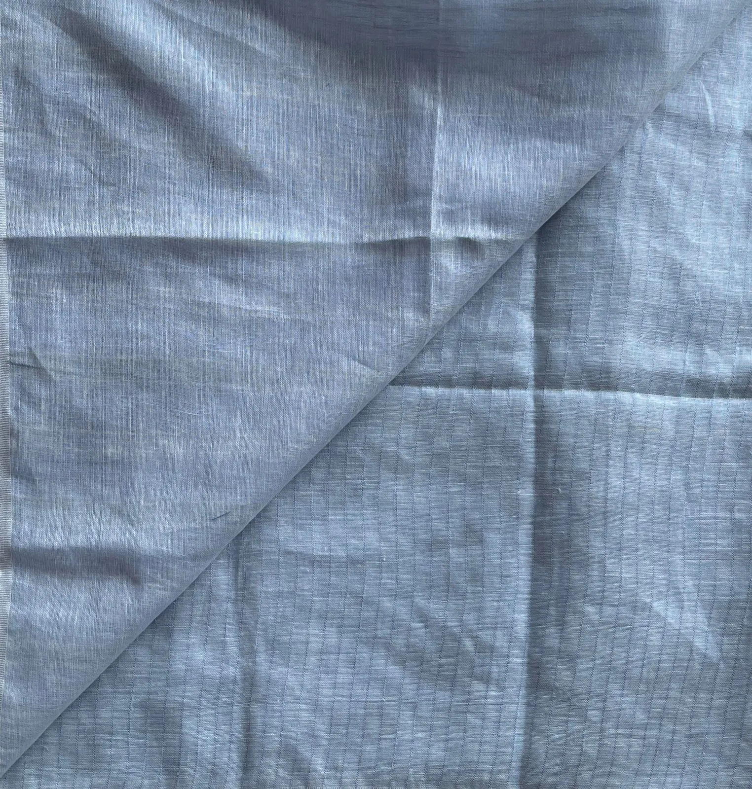 Simple Linen Saree -15470