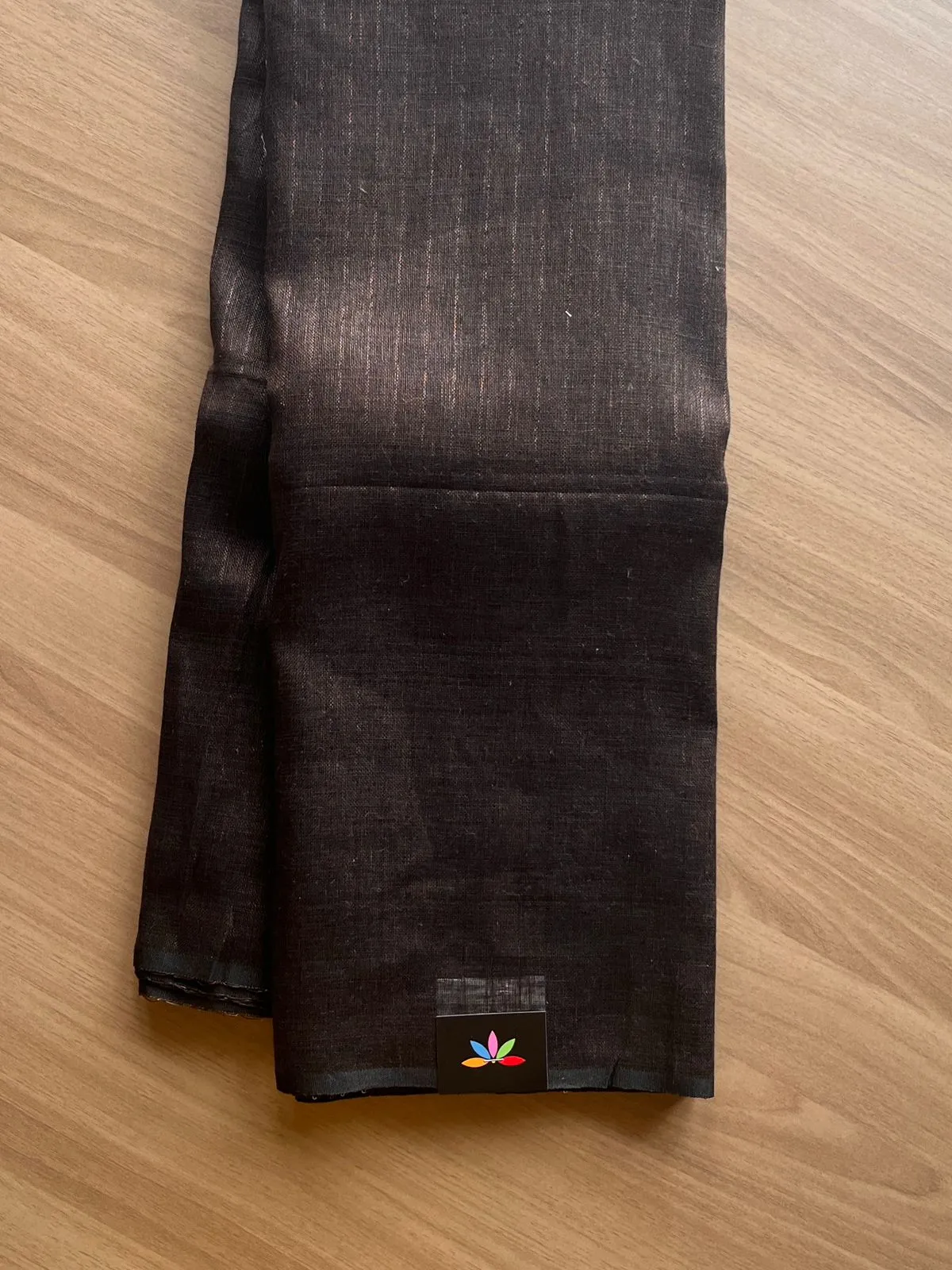 Simple Linen Saree -15498