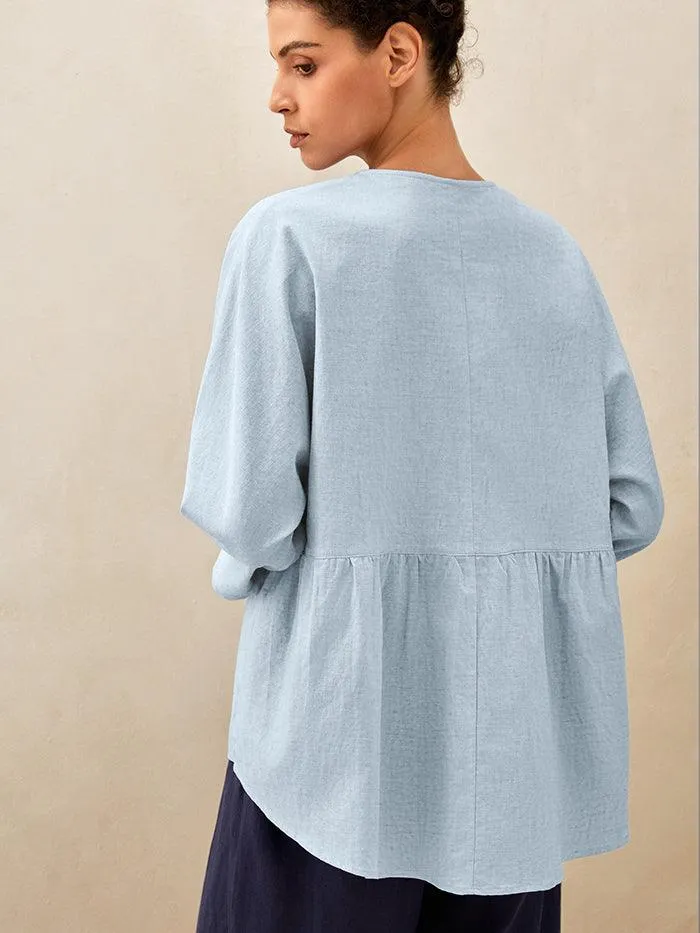 SITKA Linen Long-Sleeved Top