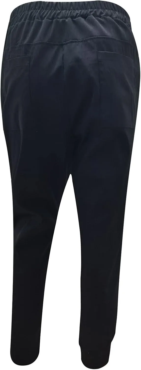 SMIDOW Capri Sweatpants for Women Dressy Casual Elastic Waist Drawstring Jogger Running Pant Loose Fit Lounge Pants