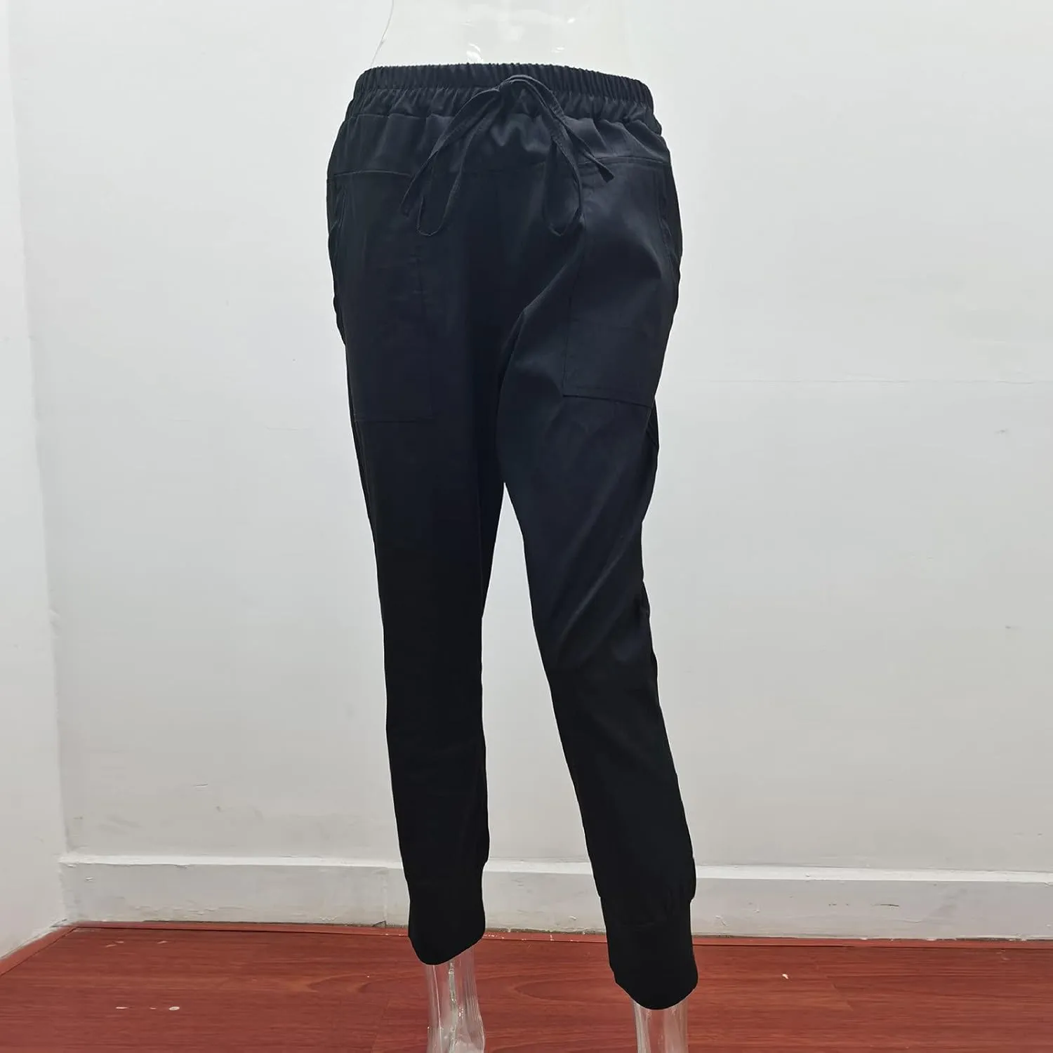 SMIDOW Capri Sweatpants for Women Dressy Casual Elastic Waist Drawstring Jogger Running Pant Loose Fit Lounge Pants